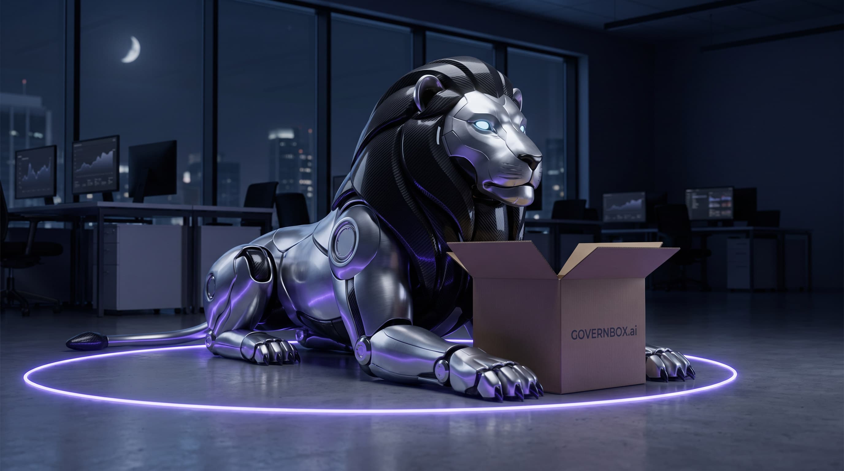 The chrome lion guarding a vault of organizational records